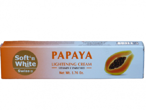 Soft´n White Papaya Lightening Cream - Vitamin E enriched