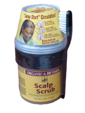 Organic Root Stimulator Scalp Scrub, Stimulating Formula for Hair & Scalp