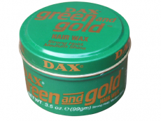 DAX green and gold Hair Wax Strong Hold