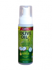ORS Olive Oil Wrap/Set Mousse Hold & Shine with Coconut Oil