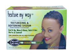 Texture my way Texturizing & Softening System for all Hair Textures, No-Lye, No Mix